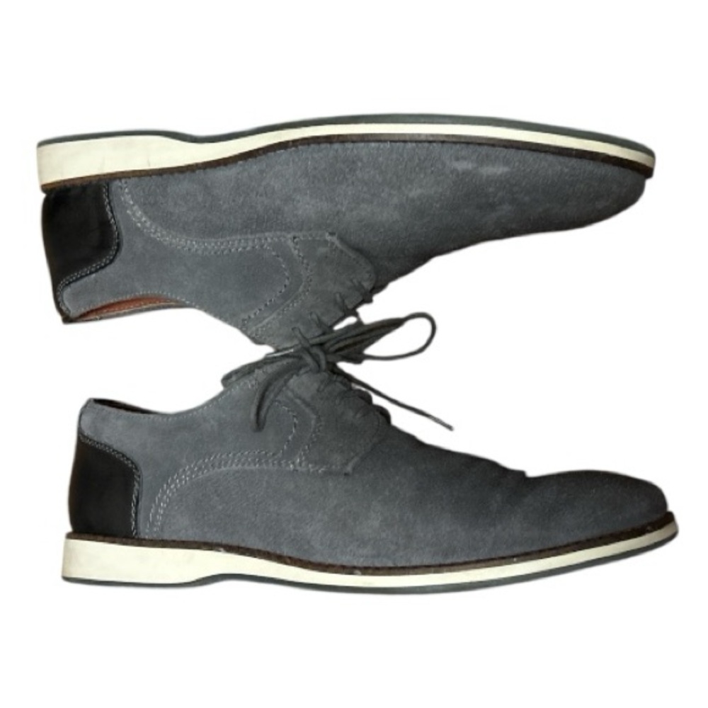STEVE MADDEN Gray Suede Men's Shoes - Picture 9 of 9